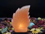 Josan Brothers Natural Air Purifier Ionizer Himalayan Salt Lamp -| Remove Negative Energy from Home & Office | Helps in Meditation | 100% Natural Rock Salt Lamp | Contains Energy | (Leaf Shape)