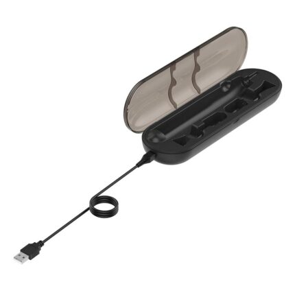 SECRET DESIRE™ Abs Electric Toothbrush Charger Case for Compatibel with Philips Sonicare Black 1M Cable