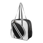 SAZ DEKOR Pickleball Bag Racquet Bag Fitness Pickleball Racket Bag Pickleball Tote Bag Black White
