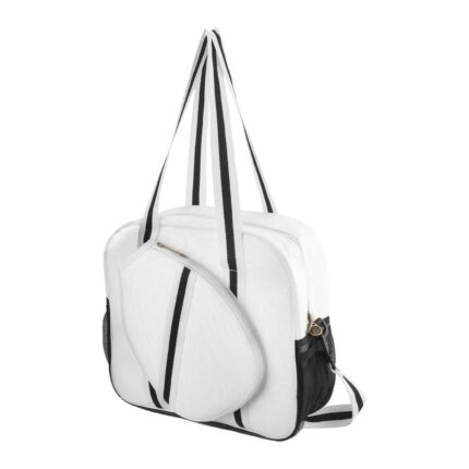 SAZ DEKOR Pickleball Bag Racquet Bag Fitness Pickleball Racket Bag Pickleball Tote Bag White