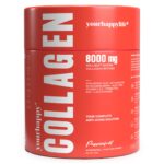 YourHappyLife Advanced Marine Collagen Supplements For Women & Men - Type 1 & 3 Collagen Powder For Healthy Skin, Hair & Nails | 8000mg of Premium Collagens with Glutathione, NAC, Biotin, Hyaluronic Acid -250 gm