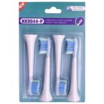 UJEAVETTE® Replacement Toothbrush Heads Pack of 4 for Phillips Sonicare HX9044