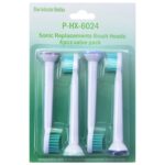 Bnf® Replacement Toothbrush Heads Pack of 4 for Phillips Sonicare HX6024 | Oral Care