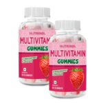 Knoll Healthcare Nutrinol Multivitamin Gummies, Zinc, Veg Omega, Iron & Biotin|Vitamin D3, B6, E & A|Boosts Energy & Stamina, Improves Immunity & Skin Health|Vegan, Gelatin Free, 1 Count, 60 Servings