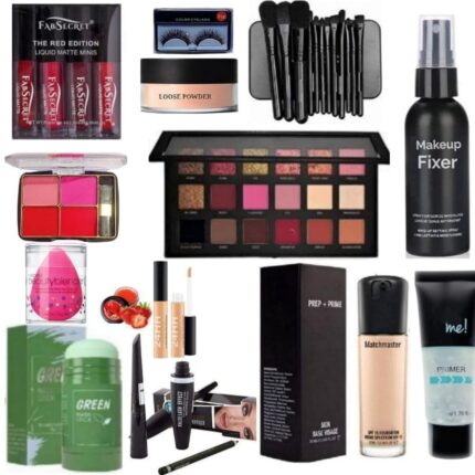 Magic Huda HD Professional Makeup Combo Kit For Women & Girls All Products In 1 Box For girls and women Set of-16