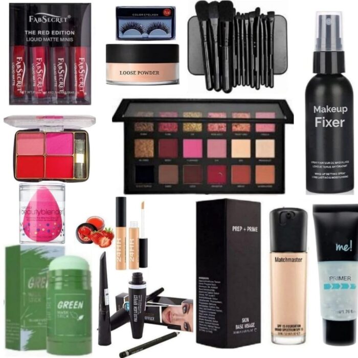 Magic Huda HD Professional Makeup Combo Kit For Women & Girls All Products In 1 Box For girls and women Set of-16
