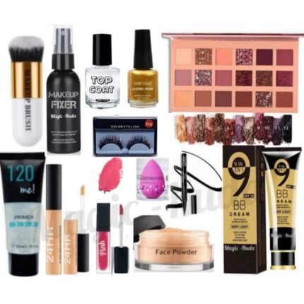 Magic Huda Festive Party Makeup Kit Have Complete Makeup Box For Women Fair l With 13 Essential Products l Waterproof l Bridal Makeup l Full Face Makeup Kit
