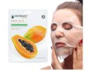HERBANY KOREA - PAPAYA ELITE - MOISTURIZING AND NATURE GLOW FACE SHEET MASK - PROFESSIONAL KOREAN BEAUTY FORMULA FOR MEN & WOMEN, MADE IN KOREA, PACK OF 6 (EACH 25ml)