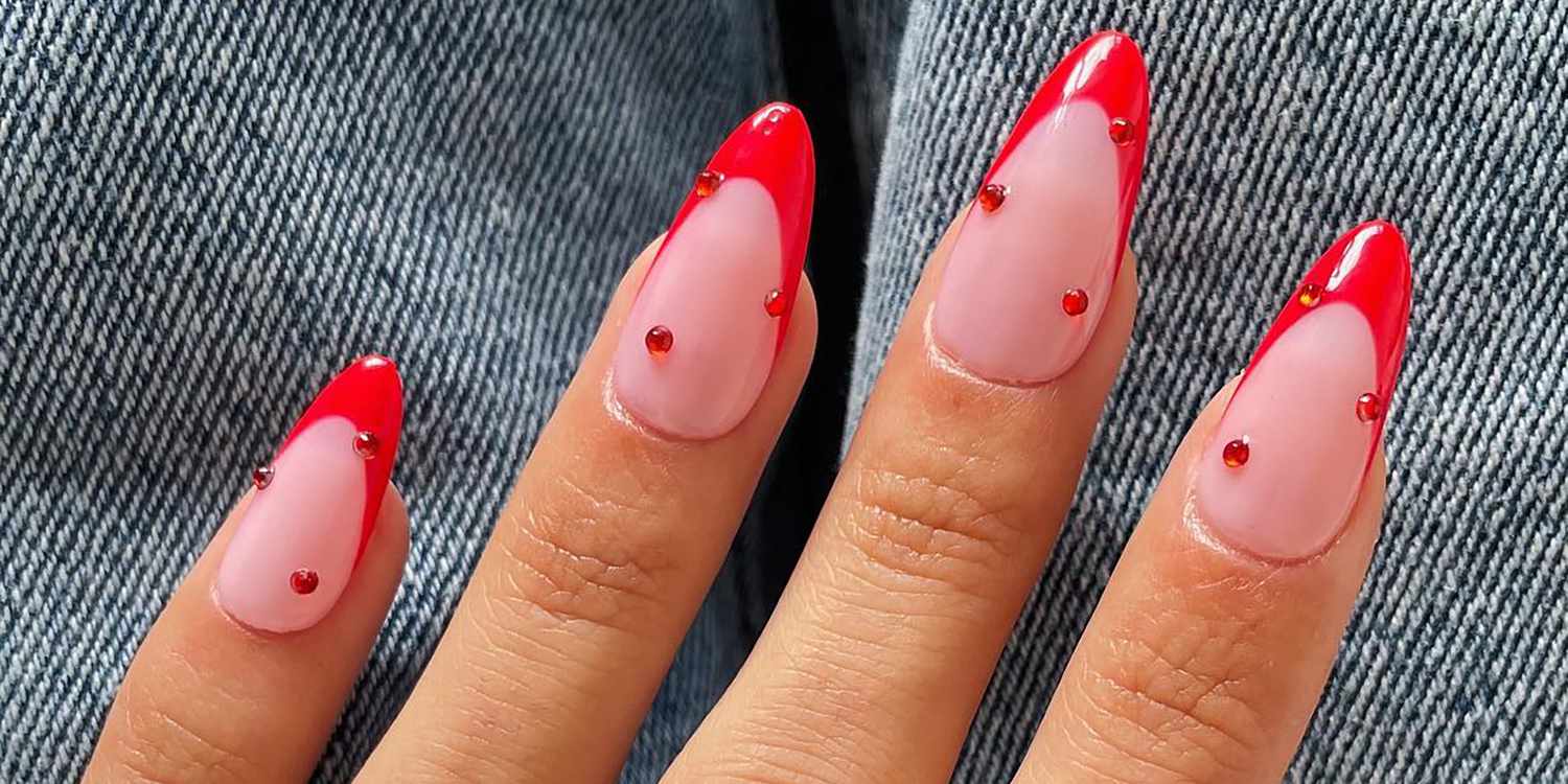 19 Ruby Nail Ideas For a Red Hot July Birthstone Mani