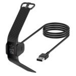 (2 Pack) Charger Compatible for Fitbit Charge 3 Replacement Fast Charging Cable Cradle Station for Fitbit Charge3 Smartwatch(1.6 feet + 3.3 feet )
