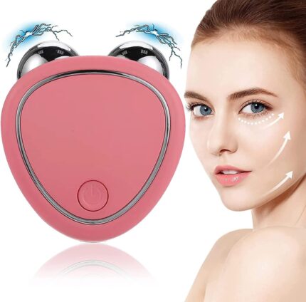 2023 Facial Device,Face Massager,Lift Face and Tighten The Skin,Face Skin Tightening Device Make Younger for Facial Remove Wrinkle Pink for Women