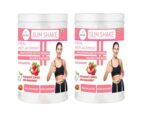 21 Again Meal Replacement Shakes | Slim Shake | For Healthy Weight Management With | Natural Ayurvedic Herbs | Vitamin, Minerals For Weight Control Protein Shake (Strawberry, 1 kg)