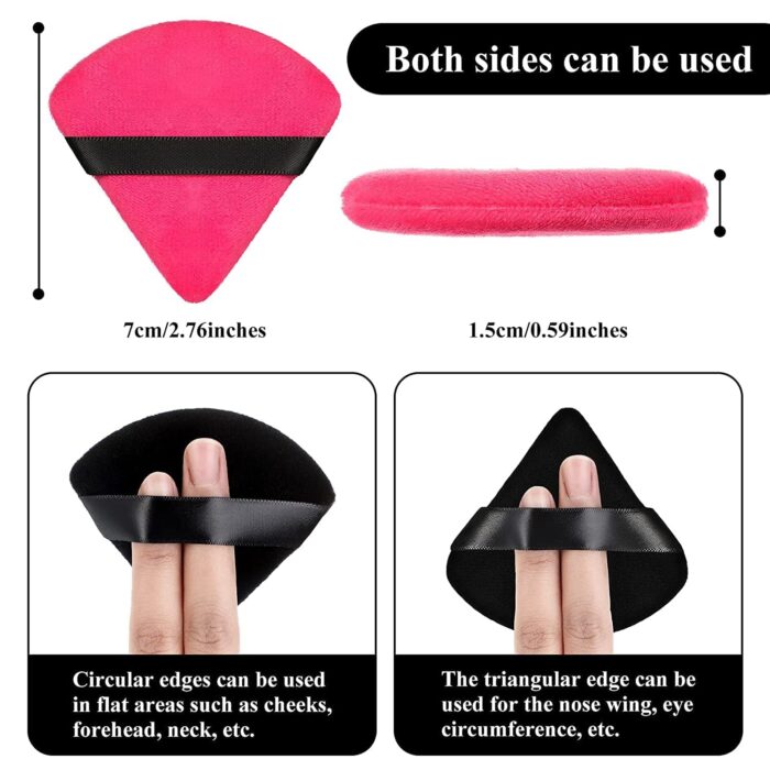 2pcs Blender Sponge Makeup Cosmetic Puff Makeup Sponge Foundation Powder Sponge Beauty Tools Women Makeup Accessories (Pack of 2 Multicolour)