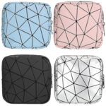 4 Pieces Sanitary Napkin Storage Bags Menstrual Cup Pouches Nursing Pad Holder Tampon Bags Portable Period Kit Bag Feminine Product Pouch for Girls for Pads Bag for Pads and Tampons with Zipper