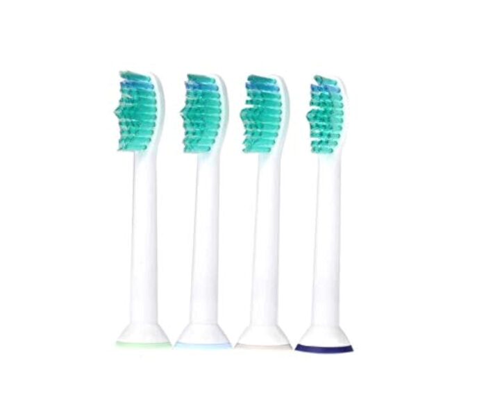 4Pcs Electric Toothbrush Replacement Heads Fits For Philips Sonicare P-Hx-6014/Hx6014 Toothbrush Replacement