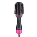 ABSTRACT One Step Hair Dryer & Volumizer, Hot Air Brush, 3 in 1 Upgrade Feature Anti-scald Negative Ion Hair Straightener Brush, for All Hair Style.