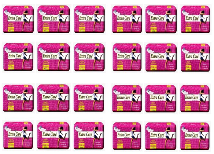 ALIZEE Extra Care Skin Comfort Dry net XXL Premium & Rich Sanitary Pads with Seven Layers Protection Hygienic and comfortable sanitary napkins (Pack of 24)