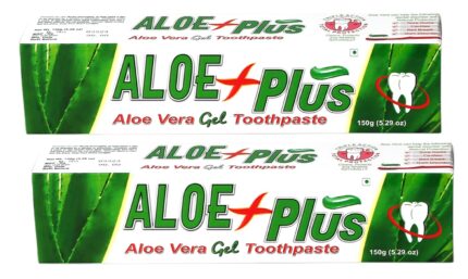 ALOE PLUS Aloe Vera Gel Toothpaste Cavity Protection Toothpaste 150Gm(Pack Of 2)