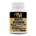 AM NUTRITION Multivitamin with Multimineral & Antioxidants Added Ginseng, Reduce fatigue, Maintained Energy, Supports Overall Health & Immunity. Suitable for Both Men & Women, 60 Veg Tablet.