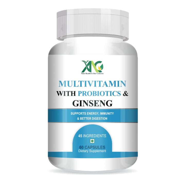 ANC Natural Multivitamin with Probiotics & Ginseng Multivitamin supplement with 45 Ingredients for Men & Women 90 Capsules