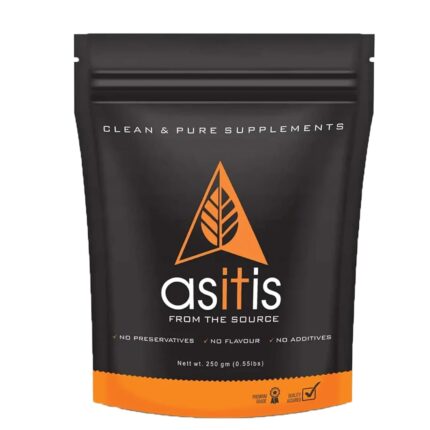 AS-IT-IS Nutrition BCAA 100% Pure Powder Pre/Post Workout Supplement -Pack of 250 grams
