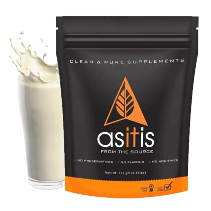 AS-IT-IS Nutrition Whey Protein Concentrate 80% Unflavoured, Labdoor Certified (250Gm)
