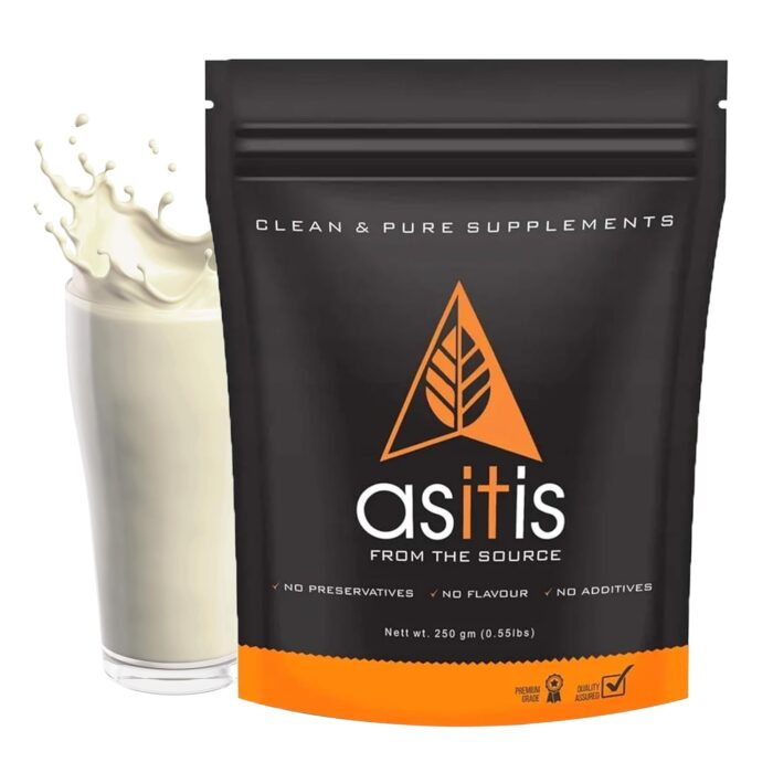 AS-IT-IS Nutrition Whey Protein Concentrate 80% Unflavoured, Labdoor Certified (250Gm)