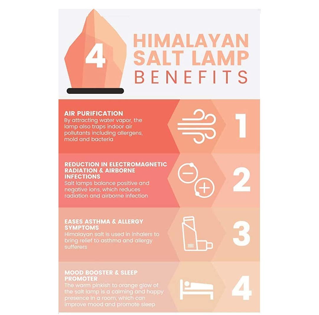 ATTRACTIVE CRAFT STORE Himalayan Rock Salt Pyramid Lamp