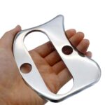 AcuPhysio Stainless Steel Gua Sha Scraping IASTM Soft Tissue Fitness Muscle Fascia Knife Tool Body GUA SHA Massage Physical Therapy Equipment (Punch Guasha)