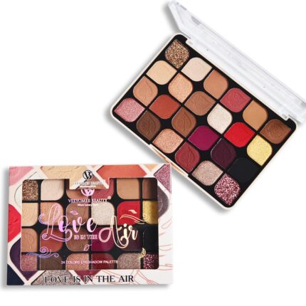Adbeni 24 Color Eyeshadow Palette, Highly Pigmented, Long-Lasting, Matte & Shimmer Shades, Perfect for Day & Night Looks, Blendable & Buildable Formula