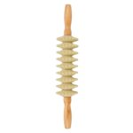 Alark Gua Sha 9 Wheel Back Massage Muscle Roller Tool Massager Wooden Rolling Surface Maderoterapia Kit for Full Body Muscle Pain Relief Portable Up and Down Trigger Point Massager Health Tool.