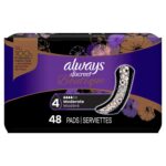 Always Discreet Boutique Incontinence Pads, Size 4, Moderate Absorption, 48 Pads