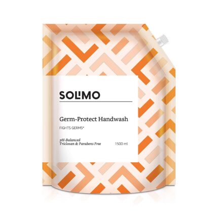 Amazon Brand - Solimo Germ-Protect Handwash Liquid, 1500 ml