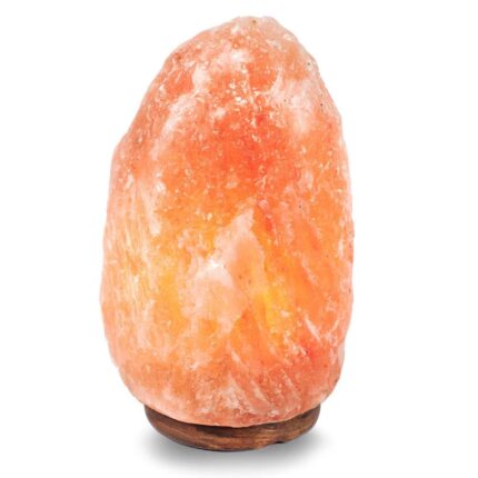 Ambient Salt Lamp Authentic Ambient Lamp 7-9" 7-9 lbs Hand Crafted Natural Crystal Salt Rock with UL Listed and Certified Dimmer Switch