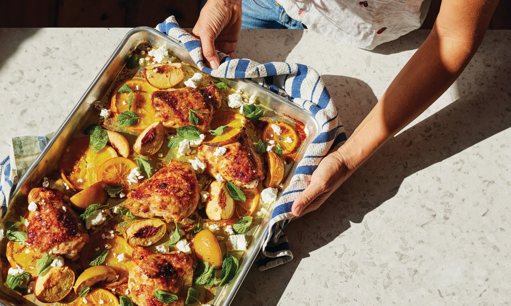 An Easy Yet Elevated Sheet-Pan Dinner That's Packed With Protein