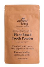 Ancient Living Organic Tooth Powder Pouch - For Healthy Gums and Teeth - Chemical Free - 200 gm