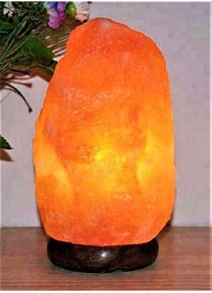 Attractive Craft Store Original Himalayan Pink Rock Salt Lamp for Positive Energy, Vastu, Fengshui, Healing, Peace with Wire Set And Bulb- Orange