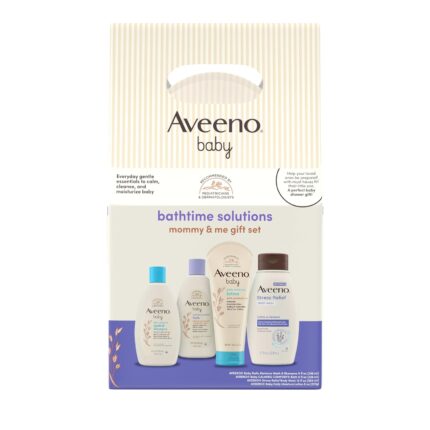 Aveeno Baby Daily Bath Time Solutions Gift Set To Prevent Dry Skin