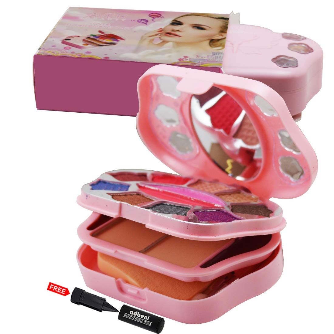 Aver Beauty Lover Flower Makeup Kit-2110-02 Bundle With Kajal