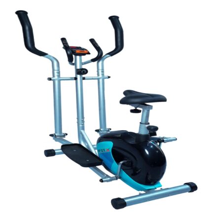 Avon FitX Elliptical Trainer – Large Non-Slip Foot Pedals, Hand Pulse Sensor on Fixed Handlebars, and Adjustable Resistance for Complete Body Fitness