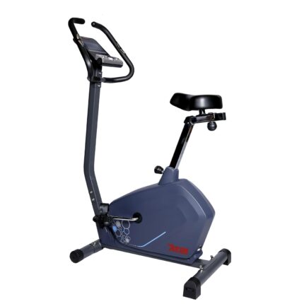 Avon FitX UPRIGHT BIKE UP-1002 – Motorized Exercise Cycle with Adaptor, 16-Level Magnetic Resistance, Adjustable Seat & Ergonomic Design for Home and Commercial Use