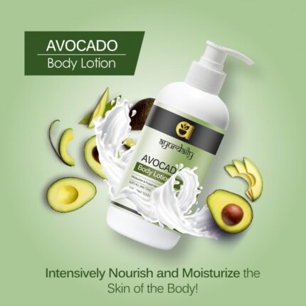 Ayurdaily Avocado Body Moisturizing Lotion for Dry & Sensitive Skin (400 ml)
