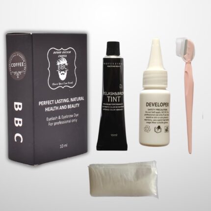 BBC Professional Eyelash & Eyebrow Dye Kit, (Coffee) 10ml, 5 Weeks Stay For Professional Use