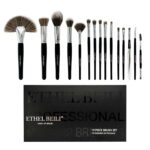 BEILI Professional Makeup Brush Set, Synthetic Foundation Powder Concealers Eye shadows Blush Makeup Brushes - Pack of 15