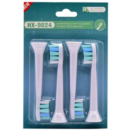 BNF®Replacement Toothbrush Heads Pack of 4 for Phillips Sonicare HX9024|Health & Beauty | Oral Care |4X Replacement Toothbrush Heads