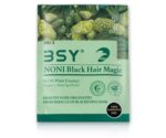 BSY Noni Black Hair Magic Hair color shampoo (20ml x 6 Sachets), Ammonia Free Hair Color Shampoo for men| Natural Black Permanent Hair Dye Shampoo for women, Noni Fruit Hair Dye, 5 Minutes HairColour.
