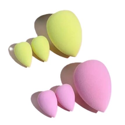 Beautiflame 4Pcs Mini Makeup Sponge 2Big Blender, Foundation Blending Sponge