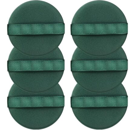 Beautiflame Blender 6 Pcs with Storage Box Makeup Sponges, Air Cushion Powder Tools Women Professional Cosmetic Puff with Box Powder Sponge Dry