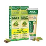 Bentodent Toothpaste - Natural Toothpaste For Entire Family Incl Kids - Your Daily Oral Detox, Cleanse & Remineralize - Fluoride Free (Cardamom Pack)