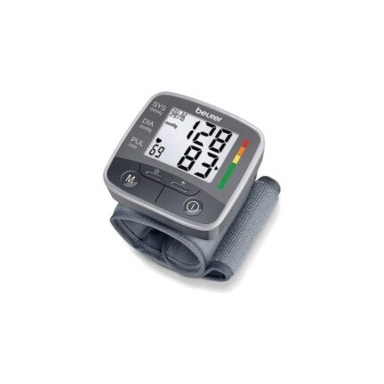 Beurer 659.02 BC32 Wrist Blood Pressure Monitor Included Wrist Cuff/Digital Display/Rish Indicator Color- Black